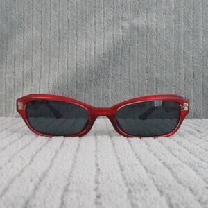 New Divine Eyewear Dia Red/Smoke Sunglasses Women's NWT